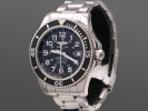 SÅLD - Breitling Superocean II 42mm, Svart, Stållänk, Full set SE -16