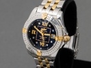 SÅLD - Breitling Cockpit Lady 32mm Two-tone, dia index, Svensksåld, Full set