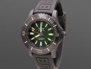 SÅLD - Breitling Superocean Automatic 48 Titan DLC, Grön - Nyskick, Full set SE 2021