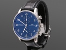 SÅLD - IWC Portuguese Chronograph, Blå - 2019 Nyskick
