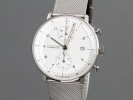 SÅLD - Junghans Max Bill Chronoscope - Mint, full set 2018