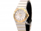 SÅLD - Omega Constellation Guld/Stål Quartz 27 mm, Full set 2019, nyskick