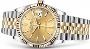 SÅLD - Rolex Datejust 36 Guld/Stål, Full set 2018-07 (Oanvänd)