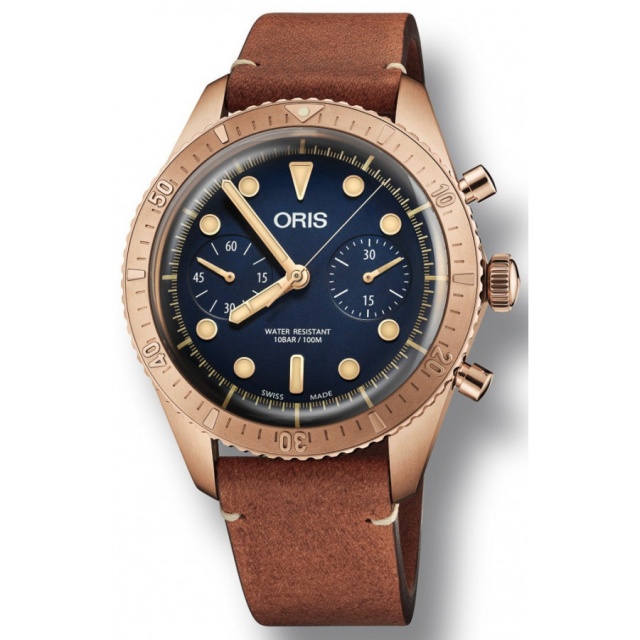 SÅLD - Oris Carl Brashear Chronograph Bronze Limited Edition