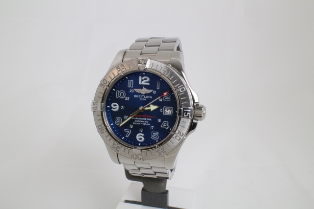 SÅLD - Breitling Superocean 1500M - 2009, Nyservad!