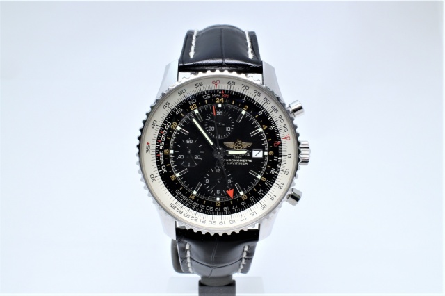 SÅLD - Breitling Navitimer World GMT, Chronograph A24322
