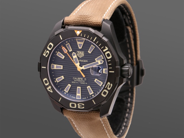 SÅLD - TAG Heuer Aquaracer Titanium Caliber 5 43mm, full set -16