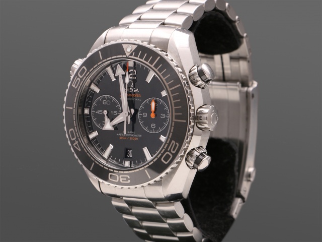 SÅLD - Omega Planet Ocean Master Chrono 45,5mm, Full set 2018