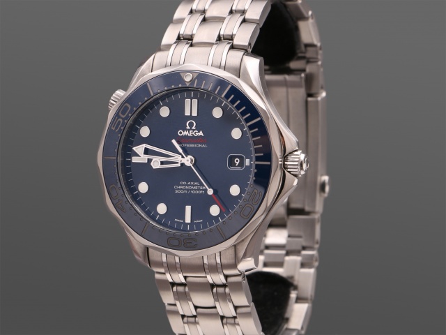 SÅLD - Omega Seamaster Diver 300M Co-axial 41 mm Blå