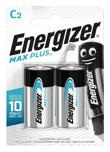 Energizer Max Plus C/LR14, 2-pack