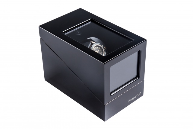 Timekeeper Combi Svart, uppdragare för 1+2 klockor