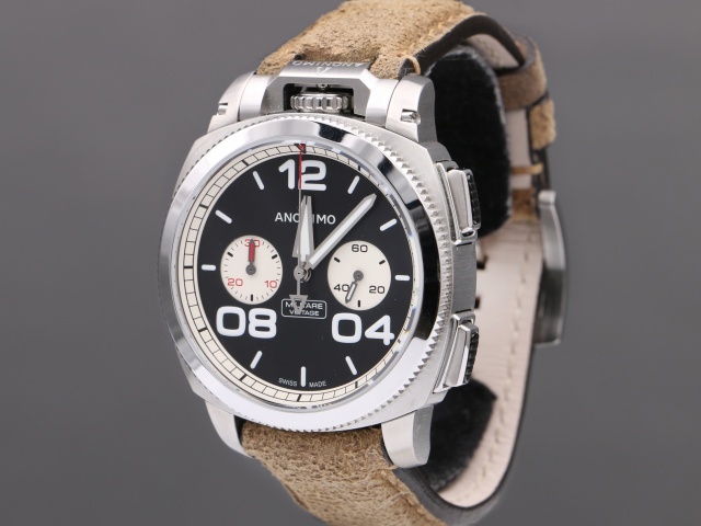 SÅLD - Anonimo Militare Chrono Vintage, Ny, full set