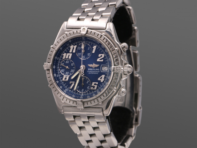 SÅLD - Breitling Chronomat Vitesse Stål A13050, 1997 full set