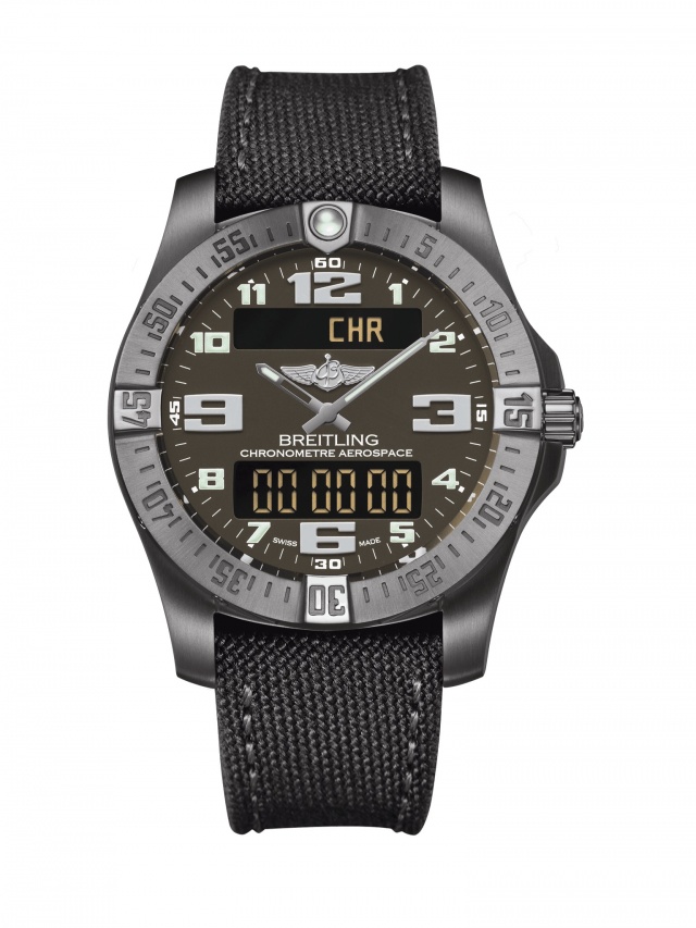 SÅLD - Breitling Aerospace Evo, Grå tavla, Military Anthracite (Oanvänd)