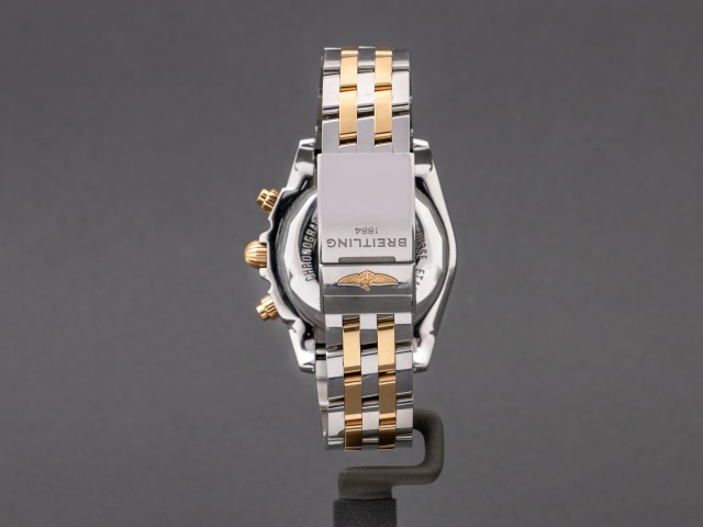 SÅLD - Breitling Chronomat 44 Guld/Stål, Blå