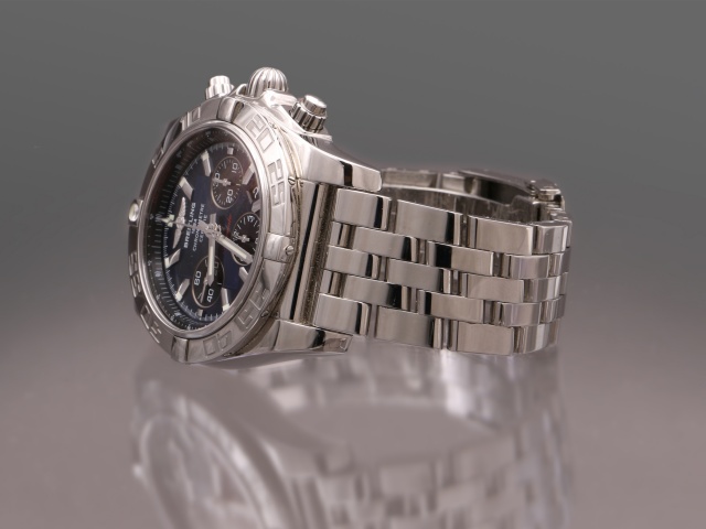 SÅLD - Breitling Chronomat 44 B01 Stål, Blackeye Blue