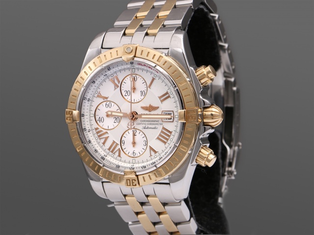 SÅLD - Breitling Chronomat Evolution Guld/Stål 44 mm, Full set