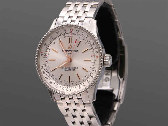 SÅLD - Breitling Lady Navitimer Automatic 35, Full set -20