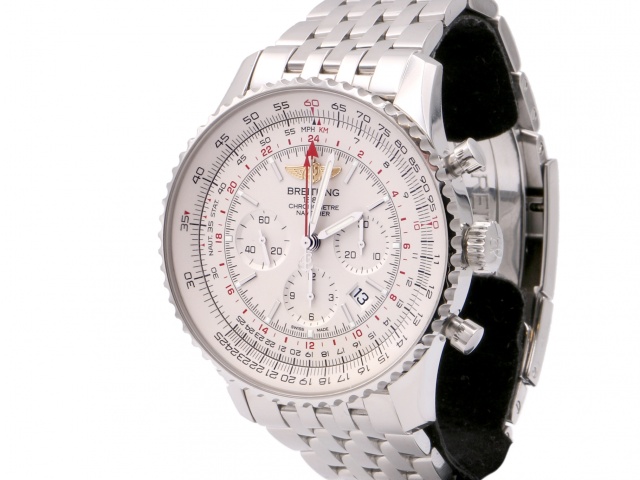 SÅLD - Breitling Navitimer B04 Chrono GMT 48 - Svensksåld, nyskick