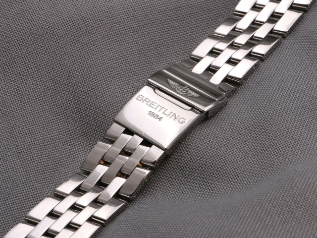SÅLD - Breitling Pilotlänk Stål 357A, 22 mm