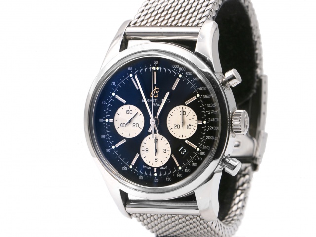 SÅLD - Breitling Transocean Chronograph LE - Svensksåld, full set
