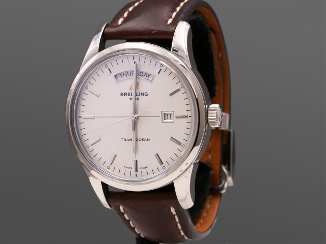 SÅLD - Breitling Transocean Day & Date