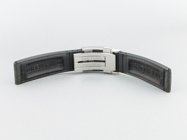 SÅLT - Breitling Viklås för 22mm gummiarmband, inkl Military Rubber