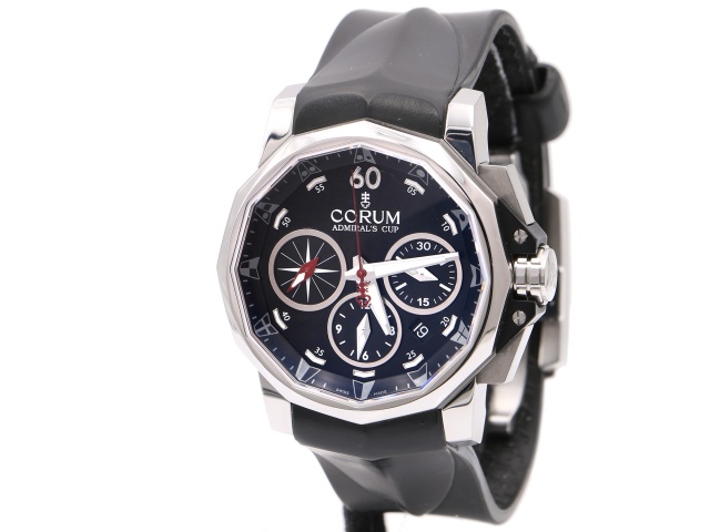 SÅLD - Corum Admiral’s Cup Challenge 44mm Chrono - Full set, nyservad