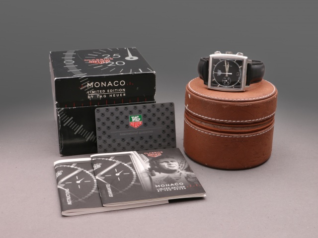 SÅLD - Heuer Monaco Limited Edition - Re-Edition by TAG Heuer, Full set SE 1998