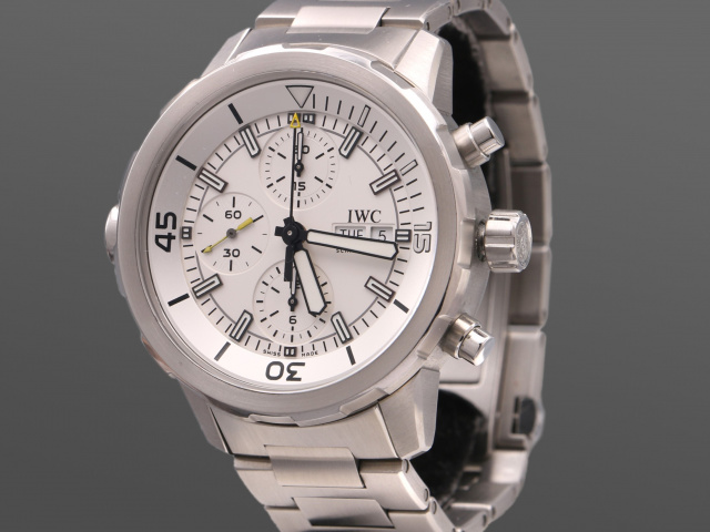 SÅLD - IWC Aquatimer Chronograph, Full set, Svensksåld