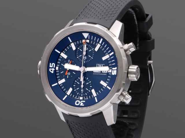 SÅLD - IWC Aquatimer Chrono Jacques Cousteau - Perfekt skick, full set