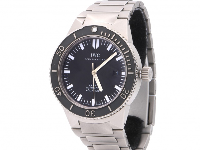 SÅLD - IWC GST Aquatimer 2000m Titan, full set
