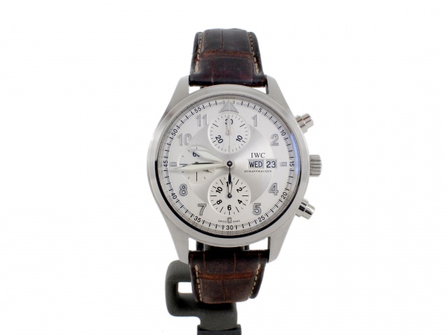 SÅLD - IWC Pilots Spitfire Chrono, Svensksåld -12, Servad -18