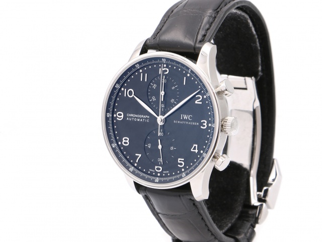 SÅLD - IWC Portuguese Chrono, Full set, Nyskick