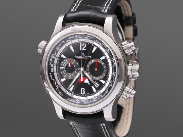 SÅLD - Jaeger-LeCoultre Master Compressor Extreme World Chrono, Full set, Servad