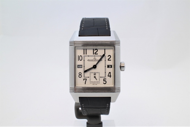 SÅLD - Jaeger-LeCoultre Reverso Squadra Hometime, Svensksåld -13