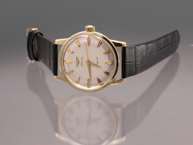 SÅLD - Longines Conquest Automatic 18K Guld (solid), Nyservad
