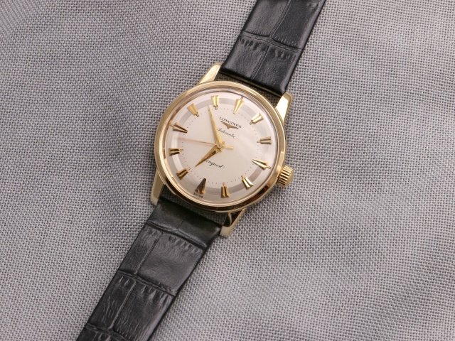 S LD Longines Conquest Automatic 18K Guld solid Nyservad