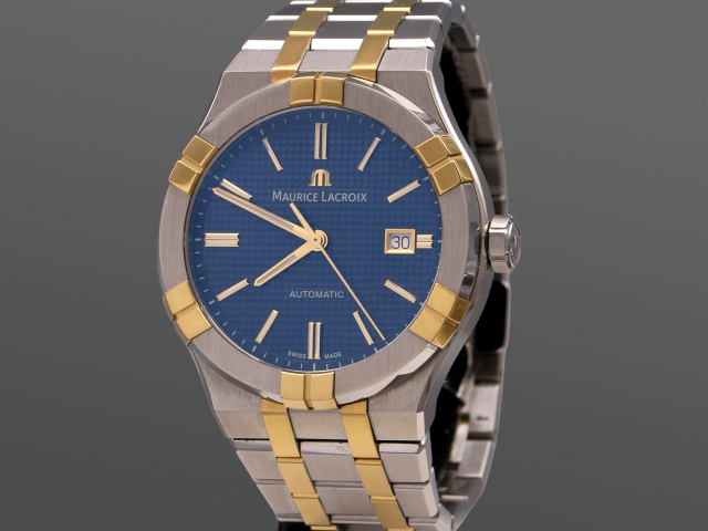 Maurice Lacroix Aikon Guld/Stål 42mm, Mint condition, Full Set SE 2024