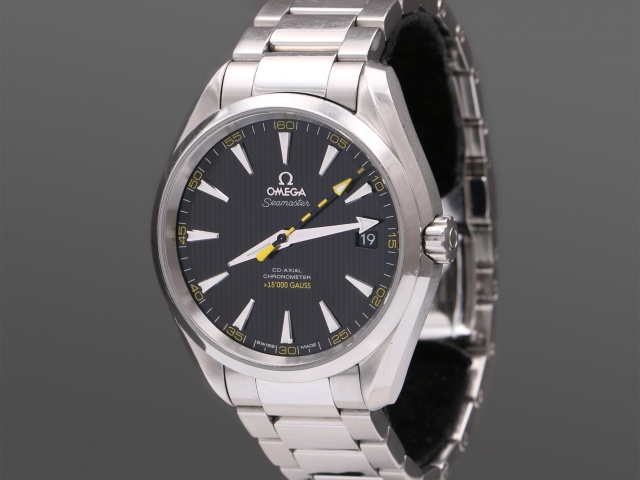 SÅLD - Omega Aqua Terra 150M 15.000 gauss Co-Axial 41,5mm, Full set 2015