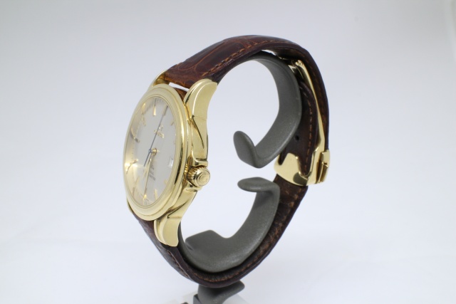 SÅLD - Omega De Ville Guld Co-Axial Chronometer Cal. 2500