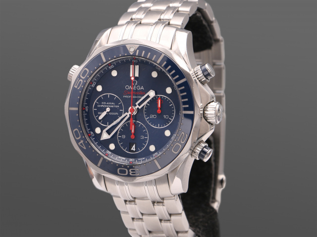 SÅLD - Omega Diver 300 M Co-Axial Chrono 44 mm, Full set