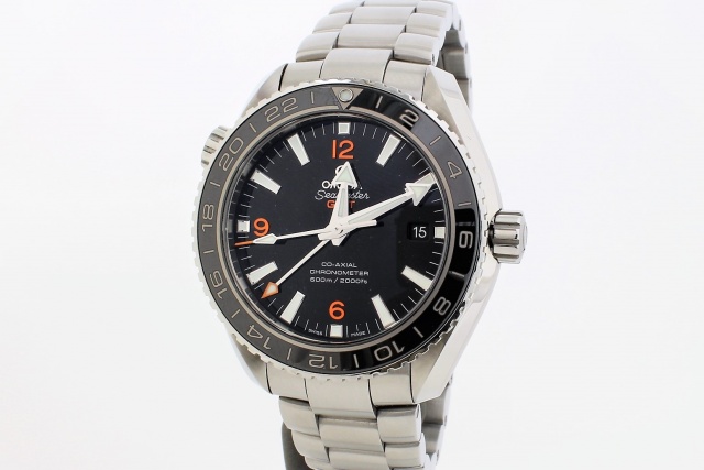 SÅLD - Omega Planet Ocean 600M Co-axial GMT 43.5 mm