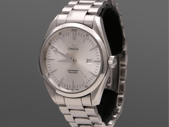 SÅLD - Omega Aqua Terra 150M Quartz 39mm, Full set, Svensksåld