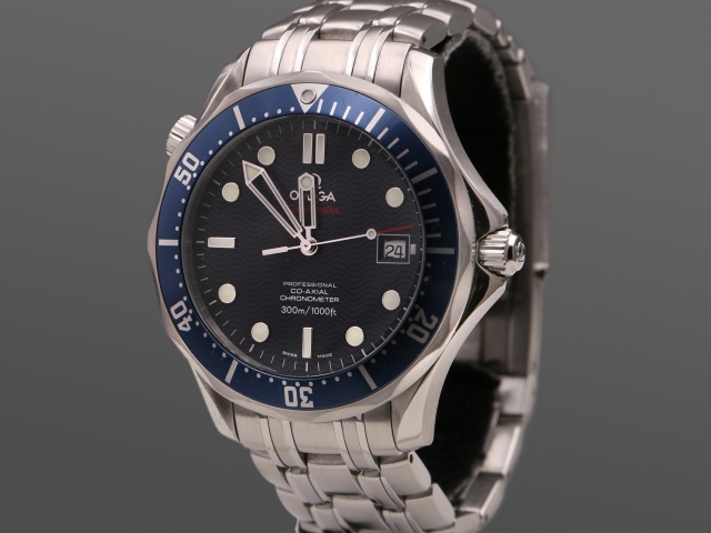 SÅLD - Omega Seamaster Diver 300M Co Axial 41 mm, Full set, Nyservad