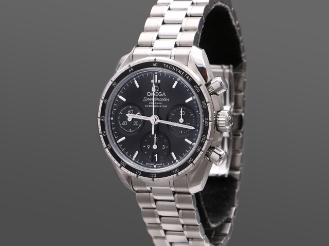 SÅLD - Omega Speedmaster 38 Chrono, Nyskick, Full set 2020