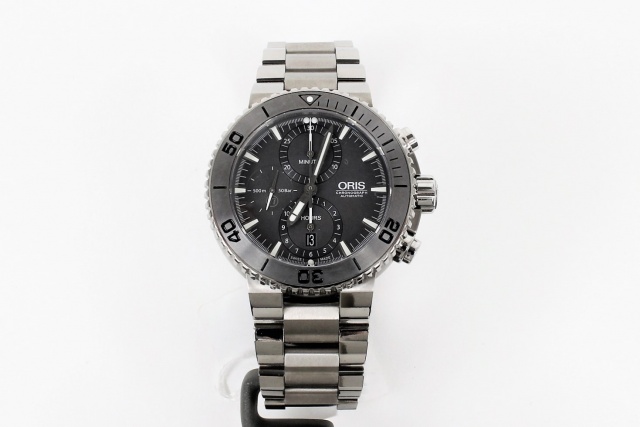 SÅLD - Oris Aquis Titan Chronograph (Oanvänd)