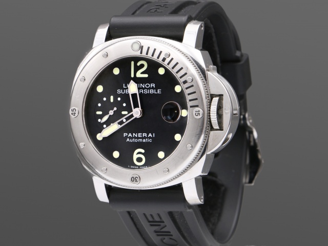 SÅLD - Panerai Luminor Submersible PAM24, Full set, svensksåld -17