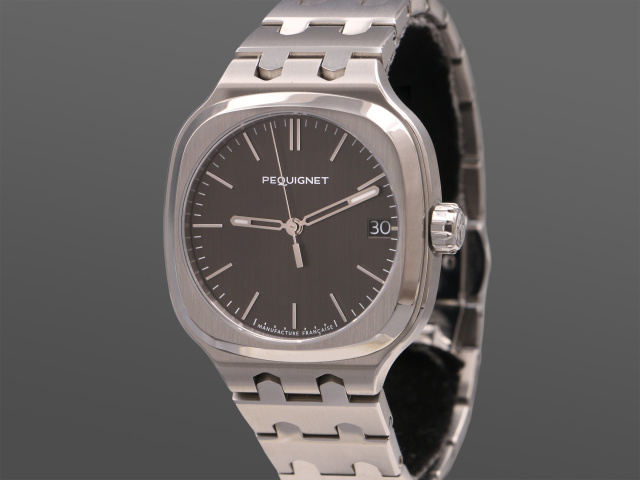Pequignet Concorde 36mm Grå, Nyskick, Full set 2026