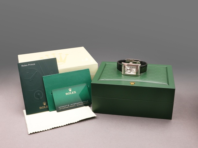 Rolex Cellini Prince 18K Vitt guld, Full set 2019, Mint condition
